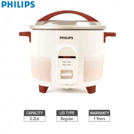 Philips Hl1664 /00  Electric Rice Cooker (White/Red) -2.2-Litre