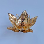 Brass Lotus Diamond Lamp 10 ml | Oil Lamp  Brass Lotus Diamond Lamp 10 ml | Oil Lamp