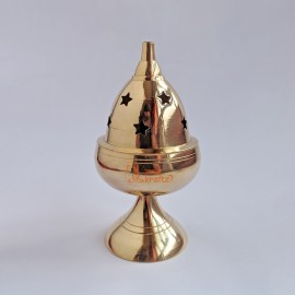 Brass Akhanda Batti 90 ml | Goblet Lamp | Oil Lamp | Diyo