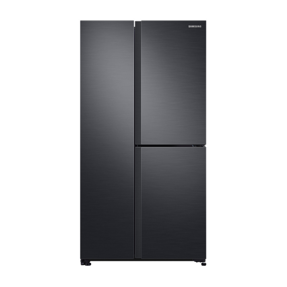 Samsung 689 litres -Triple Door Refrigerator -Gentle Black Matt- RS73R5561B4/TL Samsung 689 litres -Triple Door Refrigerator -Gentle Black Matt- RS73R5561B4/TL