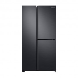 Samsung 689 litres -Triple Door Refrigerator -Gentle Black Matt- RS73R5561B4/TL