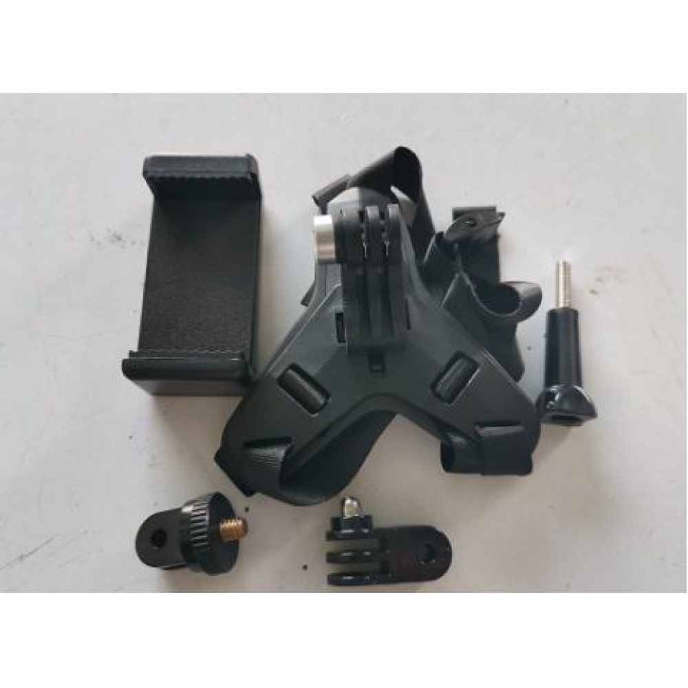 Chin Mount For Gopro With Mobile Holder Mount Chin Mount For Gopro With Mobile Holder Mount