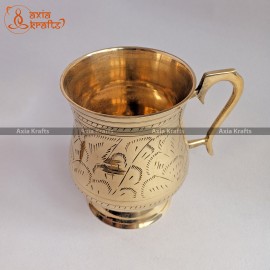 Brass Beer Mug 4.1 | Antique Vintage Designer Hot & Cold Drinks Mugs 