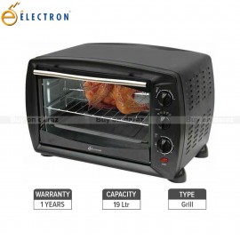 Black Electron 19L  Microwave Oven | Toaster Grill | 1300W Black Electron 19L  Microwave Oven | Toaster Grill | 1300W