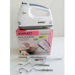 Scarlet Super Hand Mixer 180 Watt 7 Speed Egg Beater Scarlet Super Hand Mixer 180 Watt 7 Speed Egg Beater