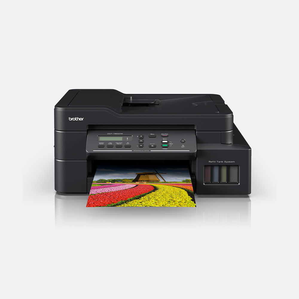 Brother DCP-T820DW All-in-One Refill Ink Tank Printer | Wi-Fi & Auto Duplex Printing Brother DCP-T820DW All-in-One Refill Ink Tank Printer | Wi-Fi & Auto Duplex Printing