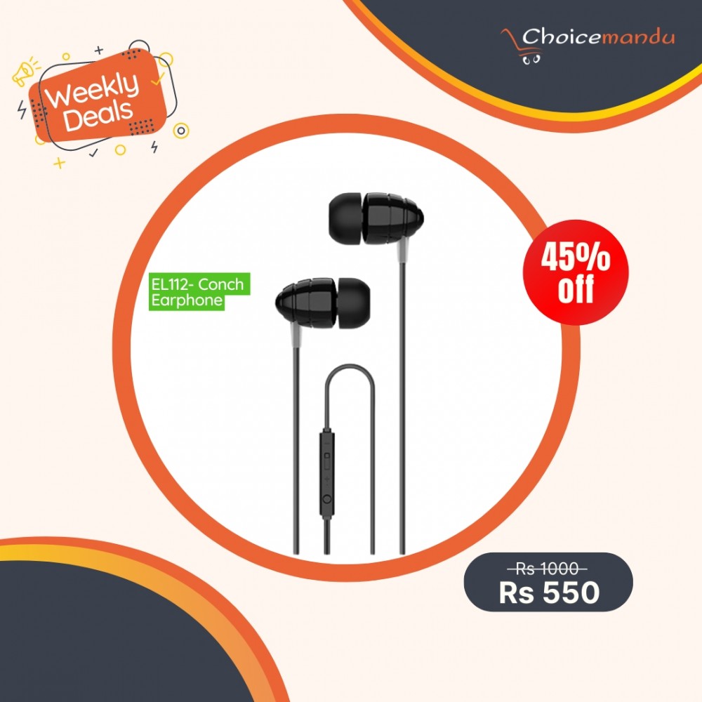 EL112- Conch plastic Earphone EL112- Conch plastic Earphone