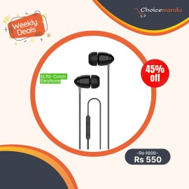 EL112- Conch plastic Earphone
