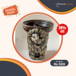 Buy Hookah Chillum in Nepal  Hukka Chilim Ceramic Lion Face - Buy