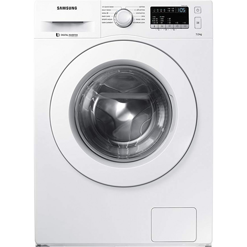 Samsung 7 kg Fully-Automatic Front Loading Washing Machine | WW70J4263MW/TL |  White  Samsung 7 kg Fully-Automatic Front Loading Washing Machine | WW70J4263MW/TL |  White