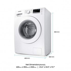 Samsung 7 kg Fully-Automatic Front Loading Washing Machine | WW70J4263MW/TL |  White  Samsung 7 kg Fully-Automatic Front Loading Washing Machine | WW70J4263MW/TL |  White